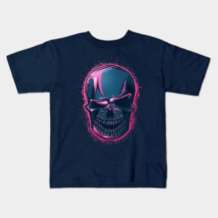 Pink Skull Kids T-Shirt